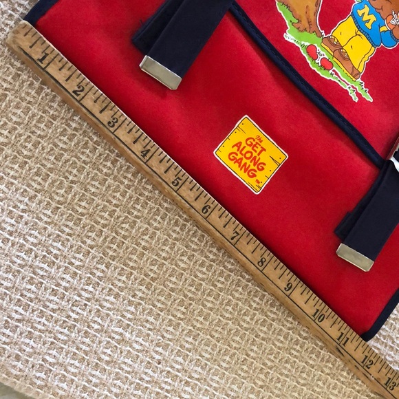 -NWT VINTAGE THE GET ALONG GANG BOOK BAG KNAPSACK BACKPACK - Picture 9 of 16